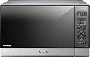 Panasonic Microwave Oven NN-SN686S Stainless Steel Countertop/Built-In with Inverter Technology and Genius Sensor, 1.2 Cubic Foot, 1200W