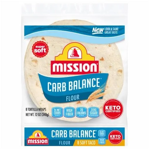 Mission Carb Balance Soft Taco Size Flour Tortillas