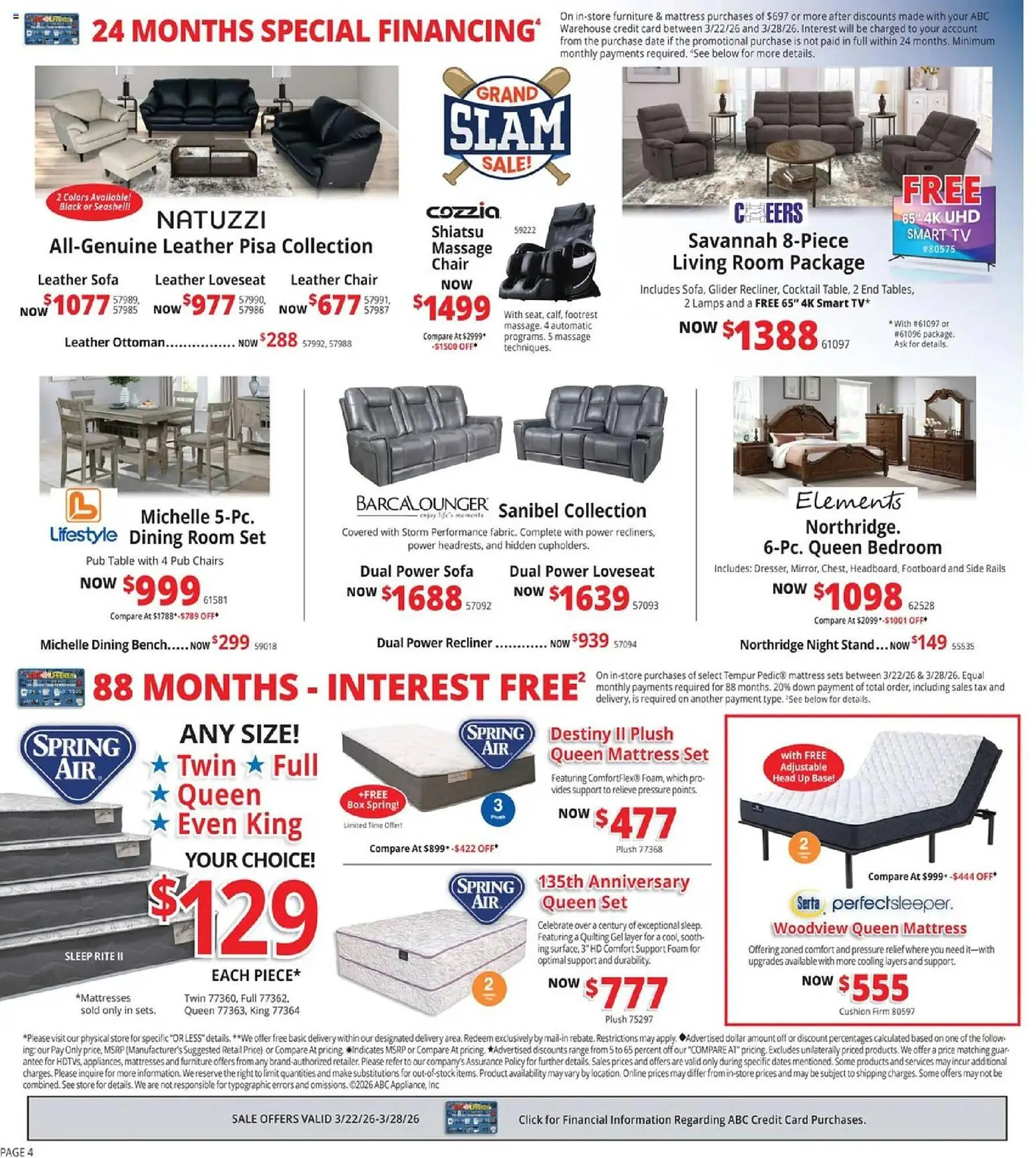 Weekly ad ABC Warehouse weekly ad from March 22 to March 29 2026 - Page 4