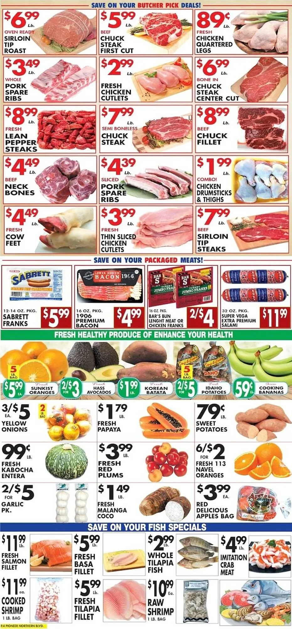 Weekly promotion Pioneer Supermarkets weekly ad spanning from April 3 to April 16 2026 - Page 4 for Catalogue 365