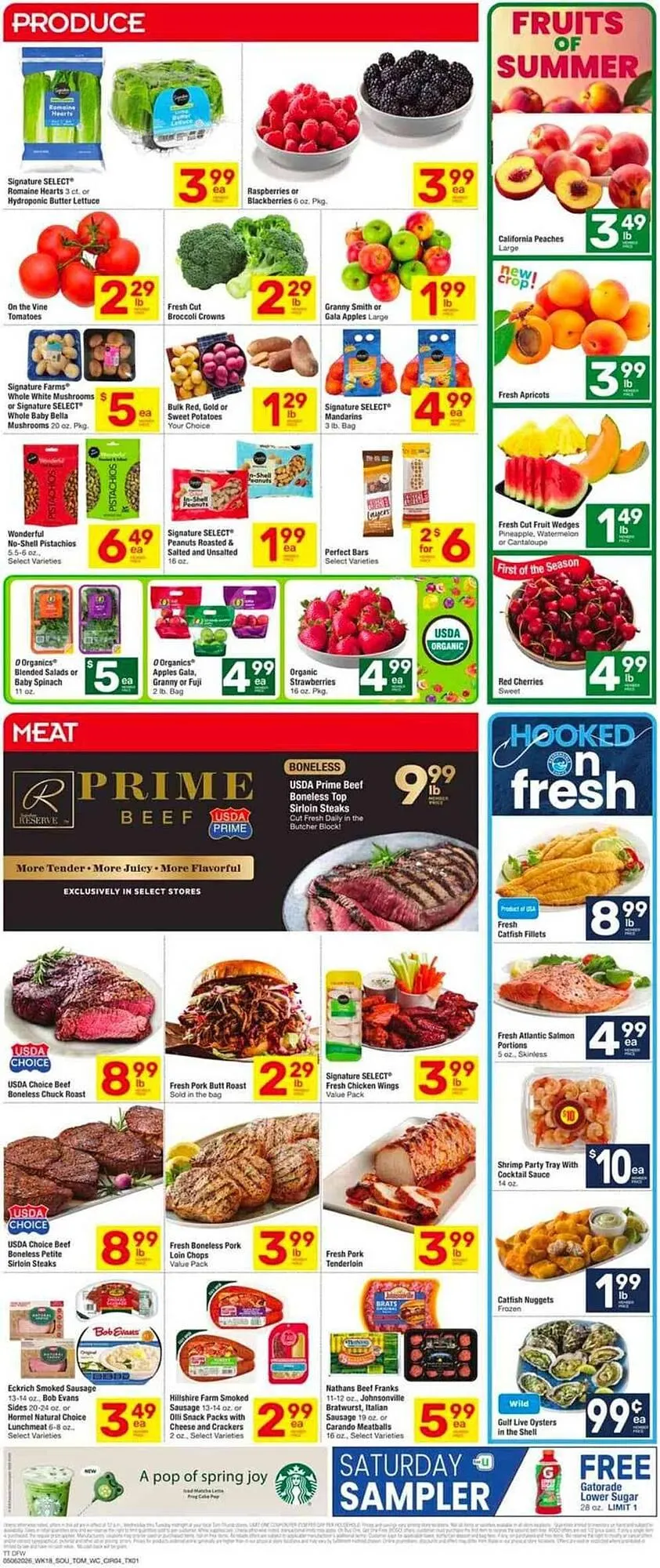 Weekly promotion Tom Thumb weekly ad spanning from May 6 to May 12 2026 - Page 4 for Catalogue 365