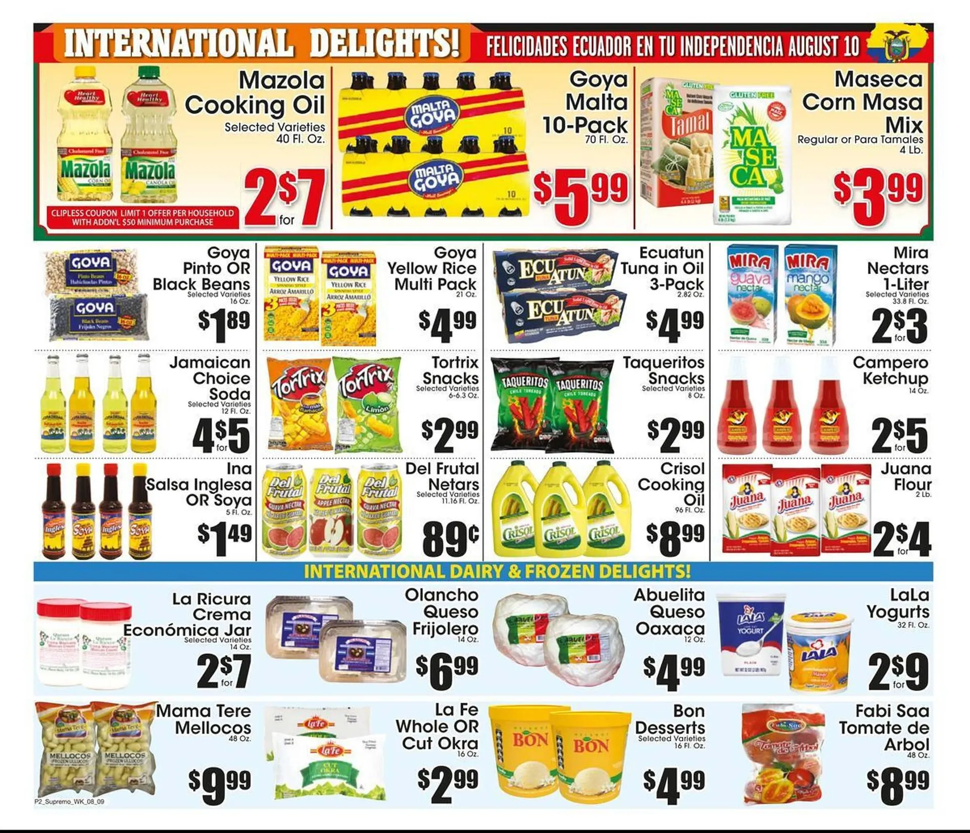 Weekly ad Supremo Foods Inc Weekly Ad from August 9 to August 15 2025 - Page 2