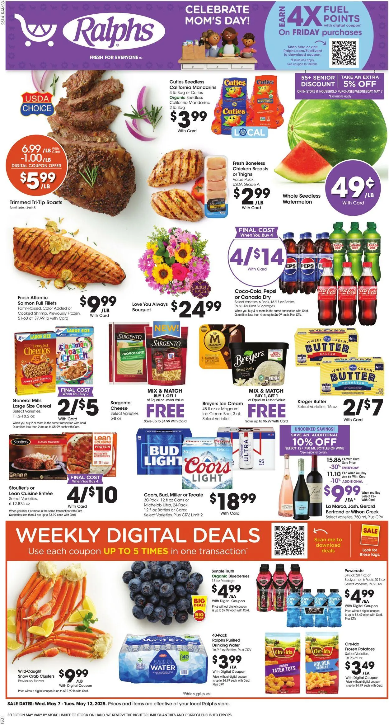 Weekly ad Ralphs from May 7 to May 13 2025 - Page 1
