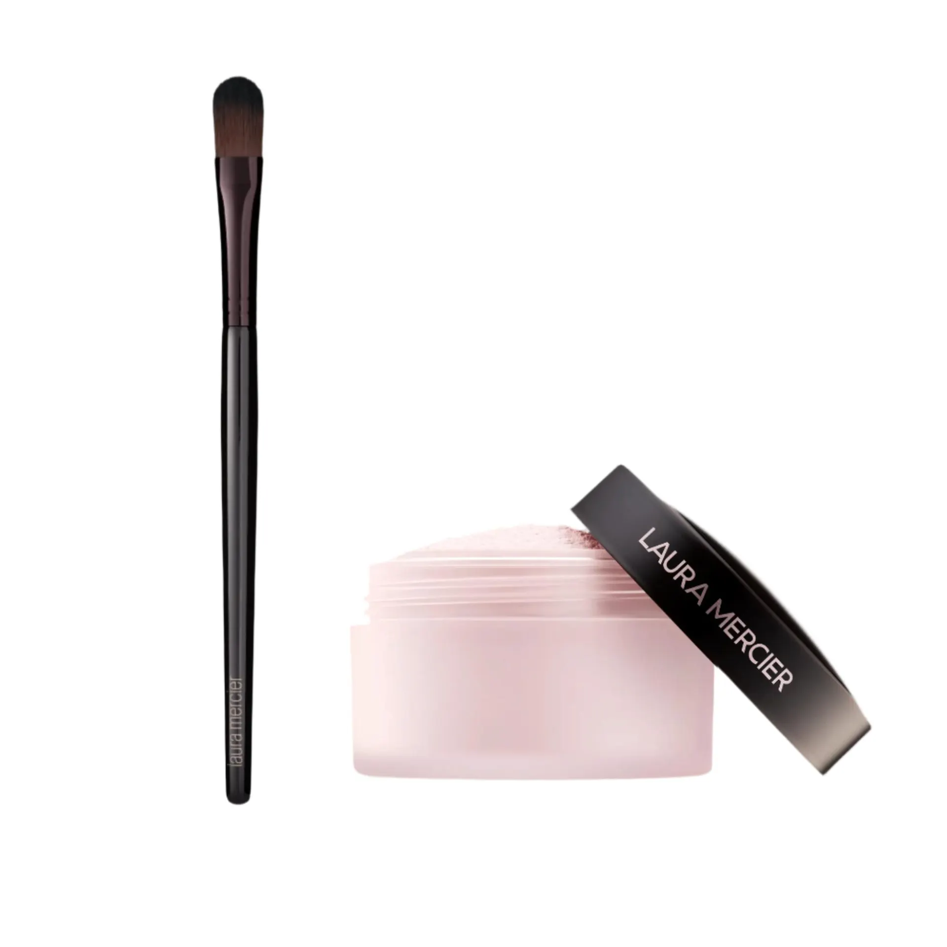 Secret Brightening Color Correcting Under Eye Setting Powder + Brush Set