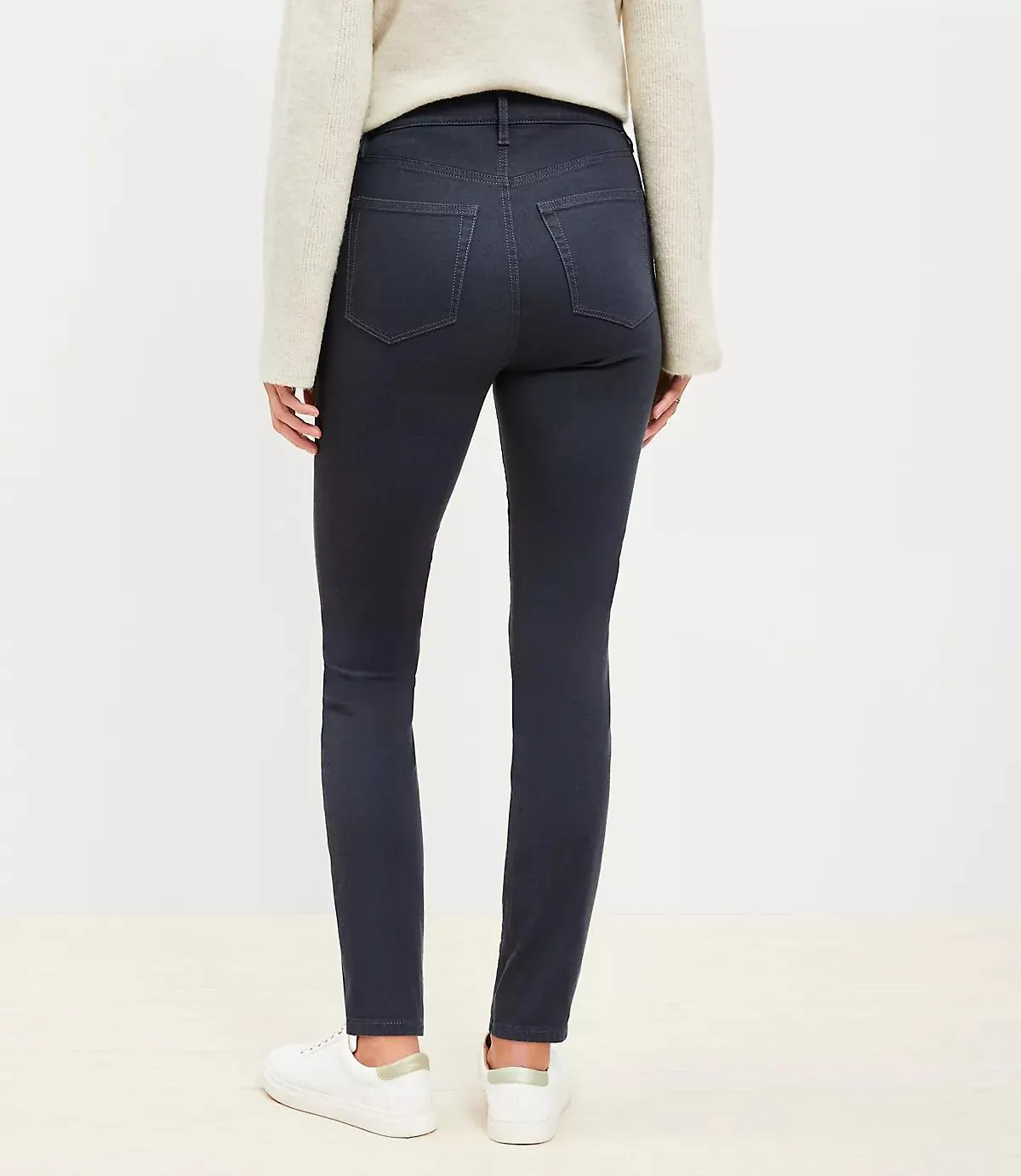 Five Pocket Skinny Pants in Twill