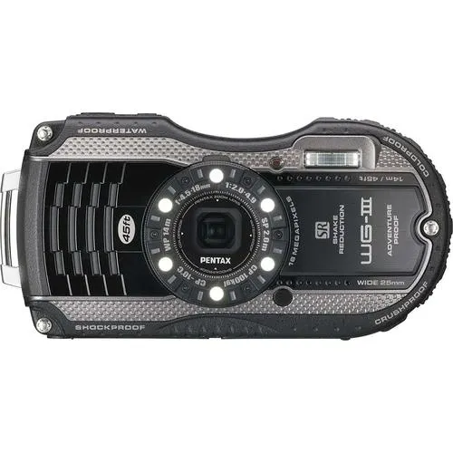 Pentax WG-3 16MP Black Waterproof Shockproof Crushproof Digi Cam - Open Box
