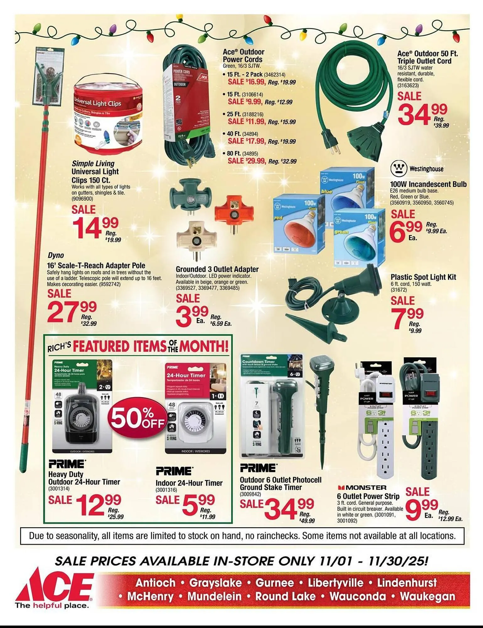 Weekly ad Ace Hardware flyer from November 1 to November 30 2025 - Page 12