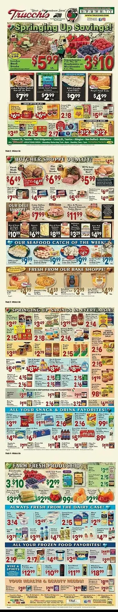 Weekly ad Trucchis weekly ad from April 26 to May 2 2026 - Page 1