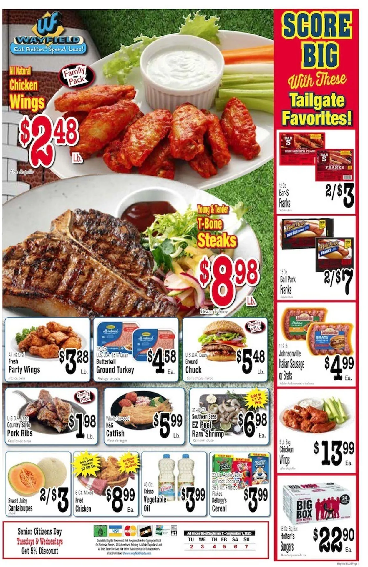 Weekly ad Wayfield from September 2 to September 7 2025 - Page 1