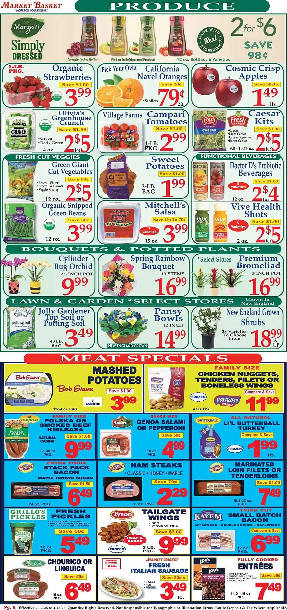 Weekly ad Market Basket weekly ad from April 12 to April 18 2026 - Page 2