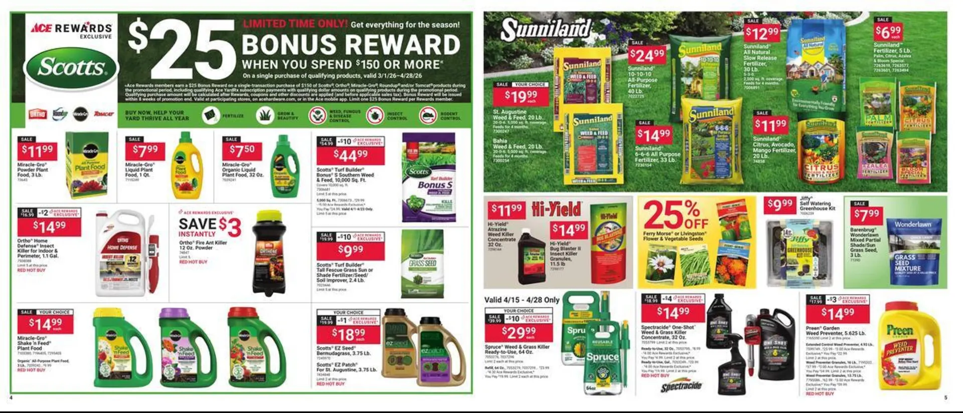 Weekly ad Ace Hardware flyer from April 1 to April 28 2026 - Page 4