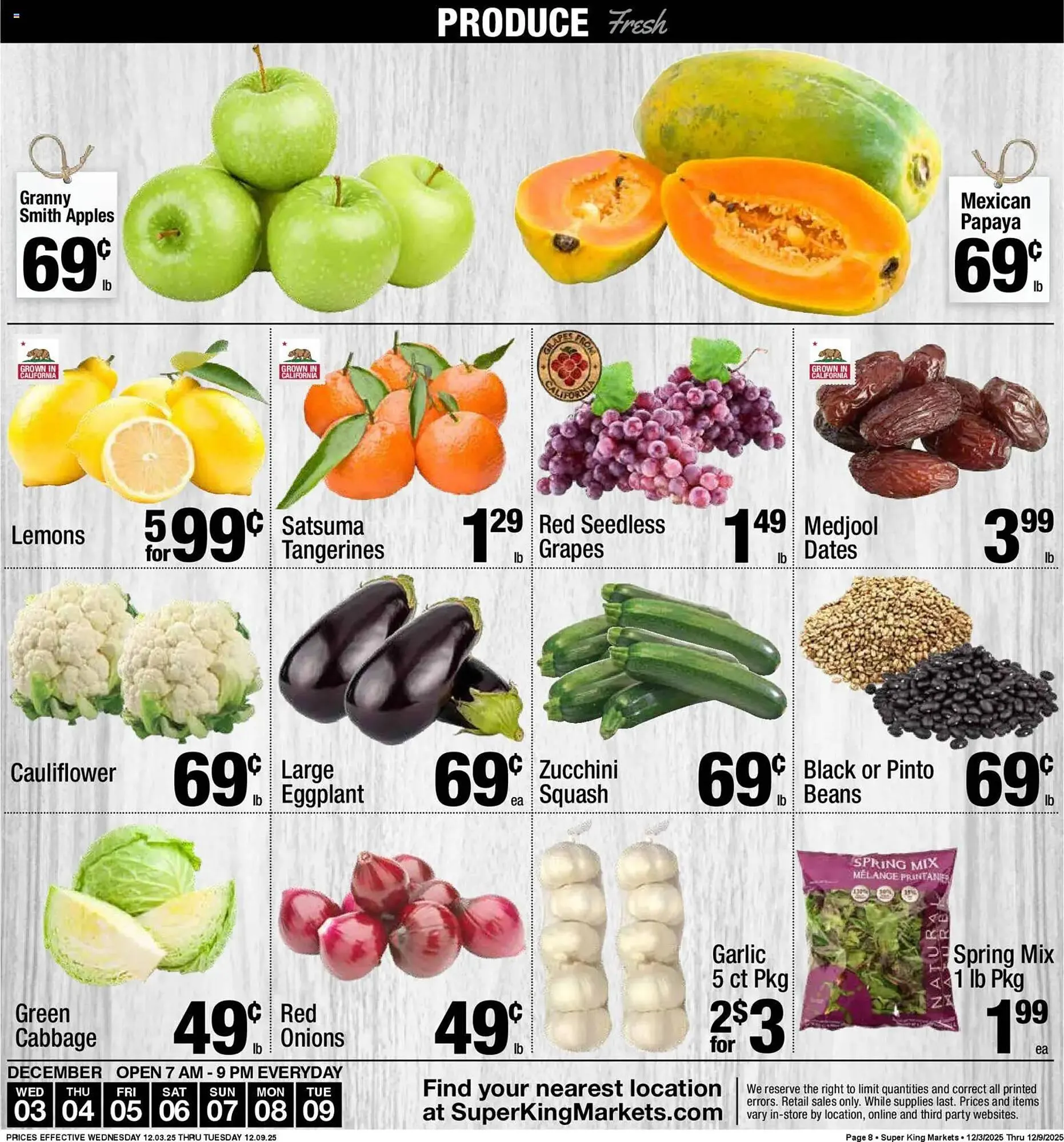 Weekly ad Super King Markets weekly ad from December 3 to December 9 2025 - Page 9