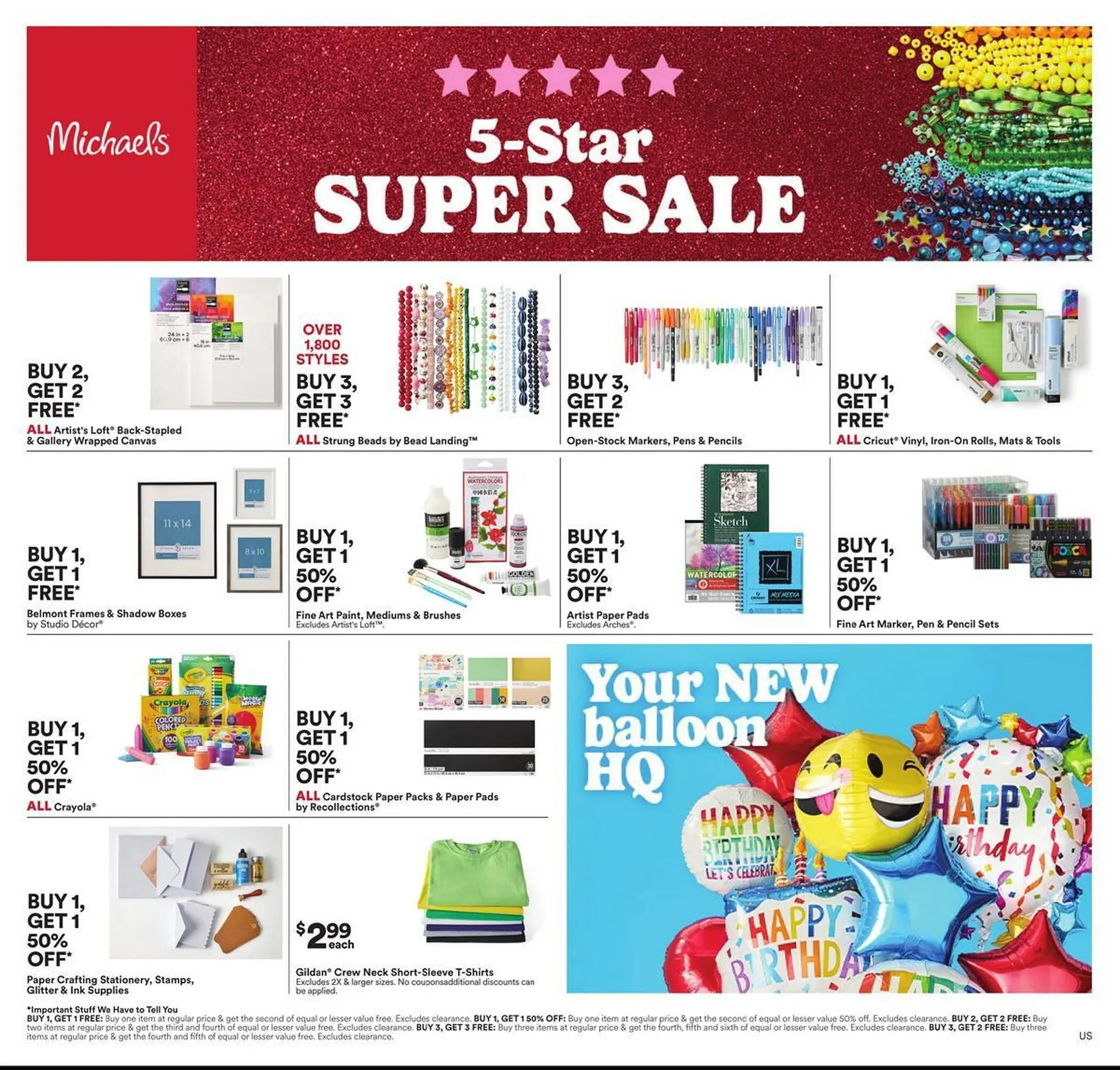 Weekly ad Michaels Weekly Ad from August 24 to August 30 2025 - Page 1