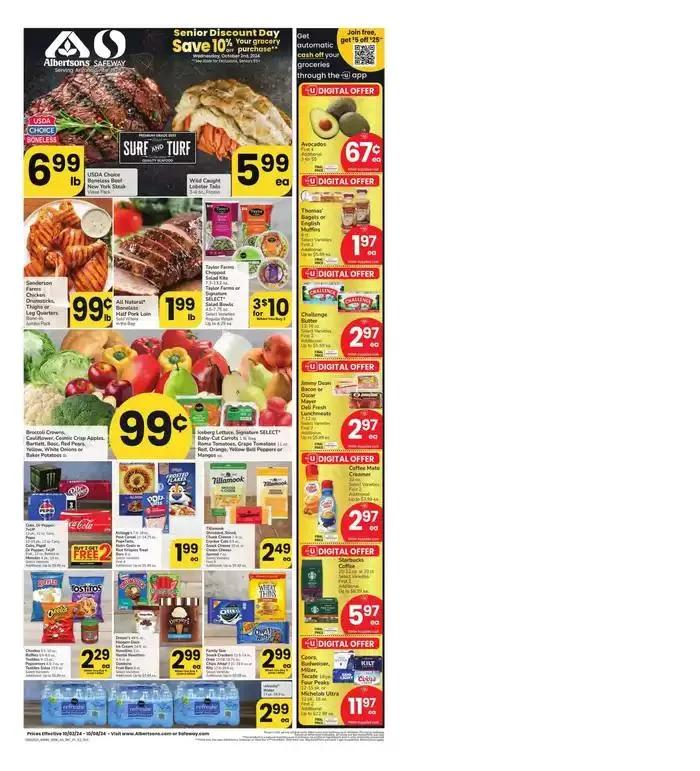 Weekly ad Top offers for smart savers from October 2 to October 8 2024 - Page 1