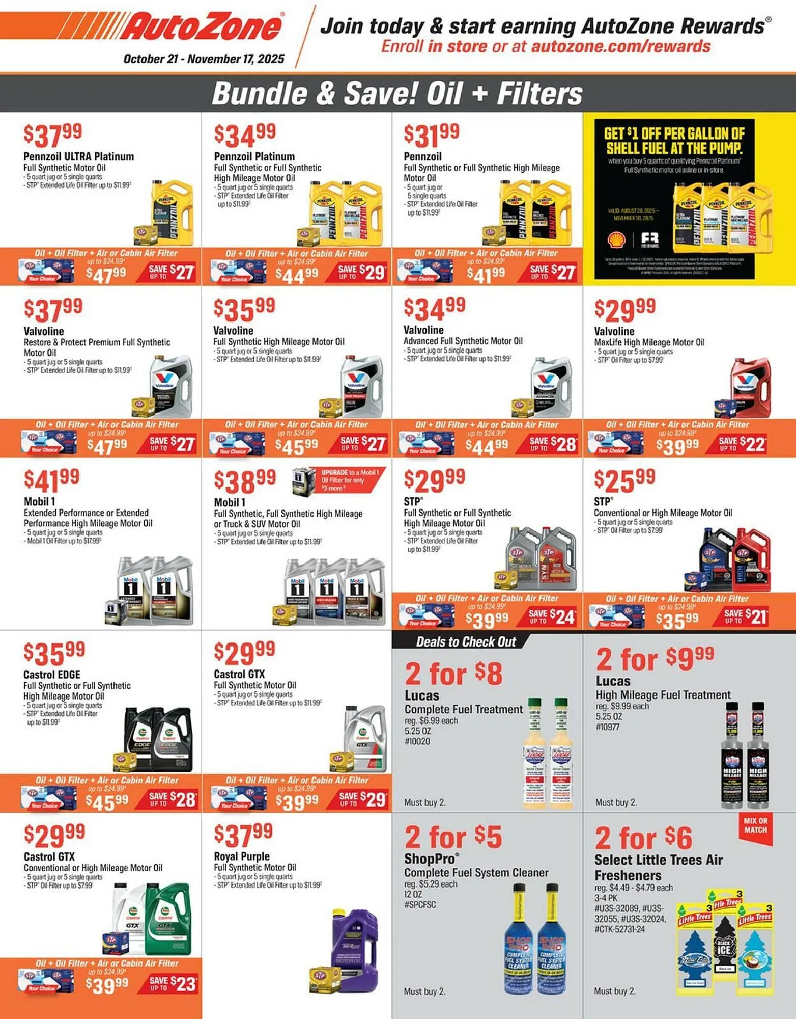 Weekly ad AutoZone weekly ad from October 21 to November 17 2025 - Page 1