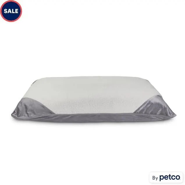 EveryYay Essentials Snooze Fest Knife Edge Dog Bed, 30" L X 40" W, Gray