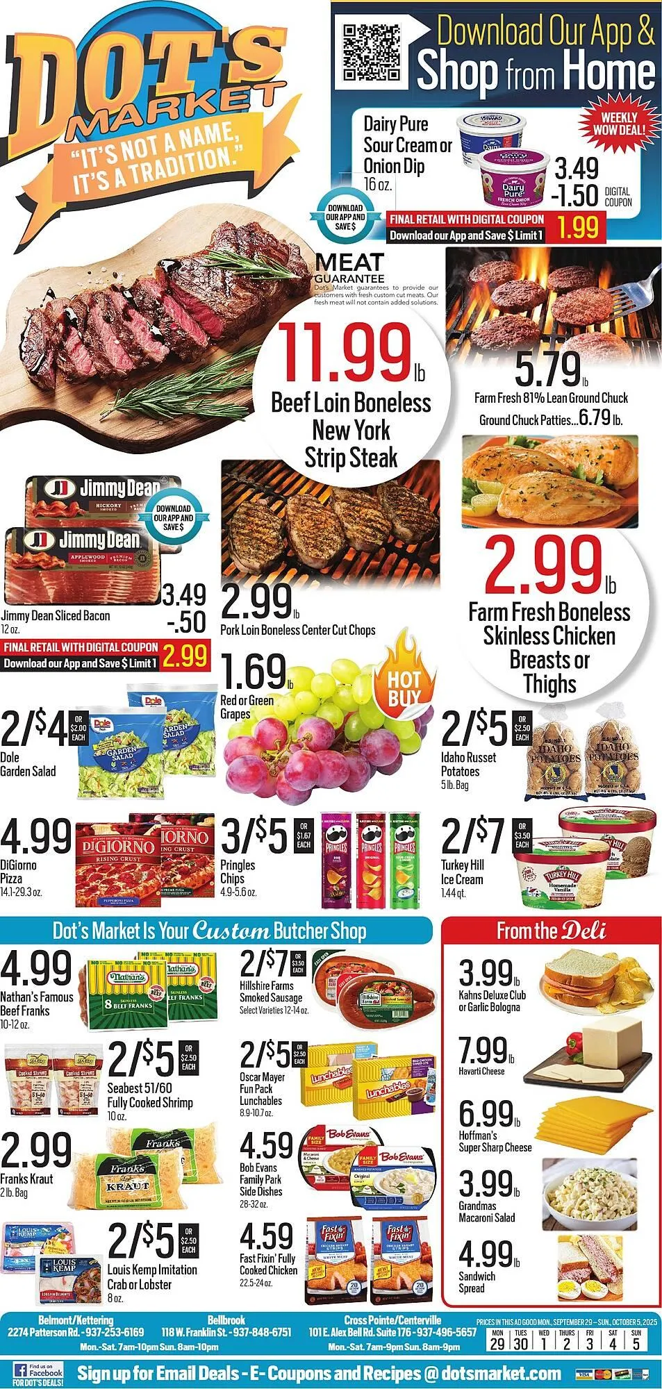 Weekly ad Dot's Market weekly ad from September 29 to October 5 2025 - Page 1