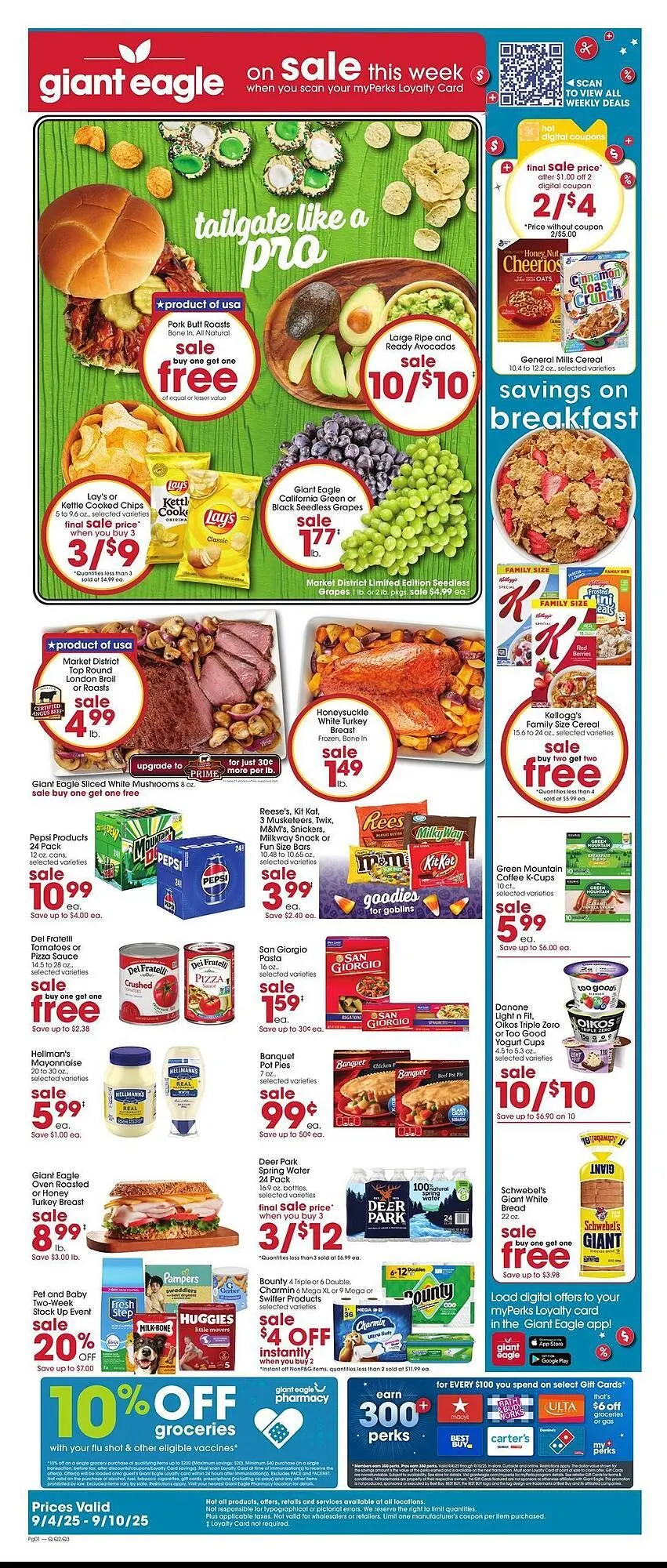 Weekly ad Giant Eagle weekly ad from September 4 to September 10 2025 - Page 1