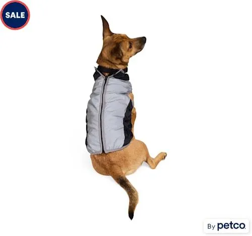 YOULY Reflective Jacket for Dogs and Cats, XX-Small, Black