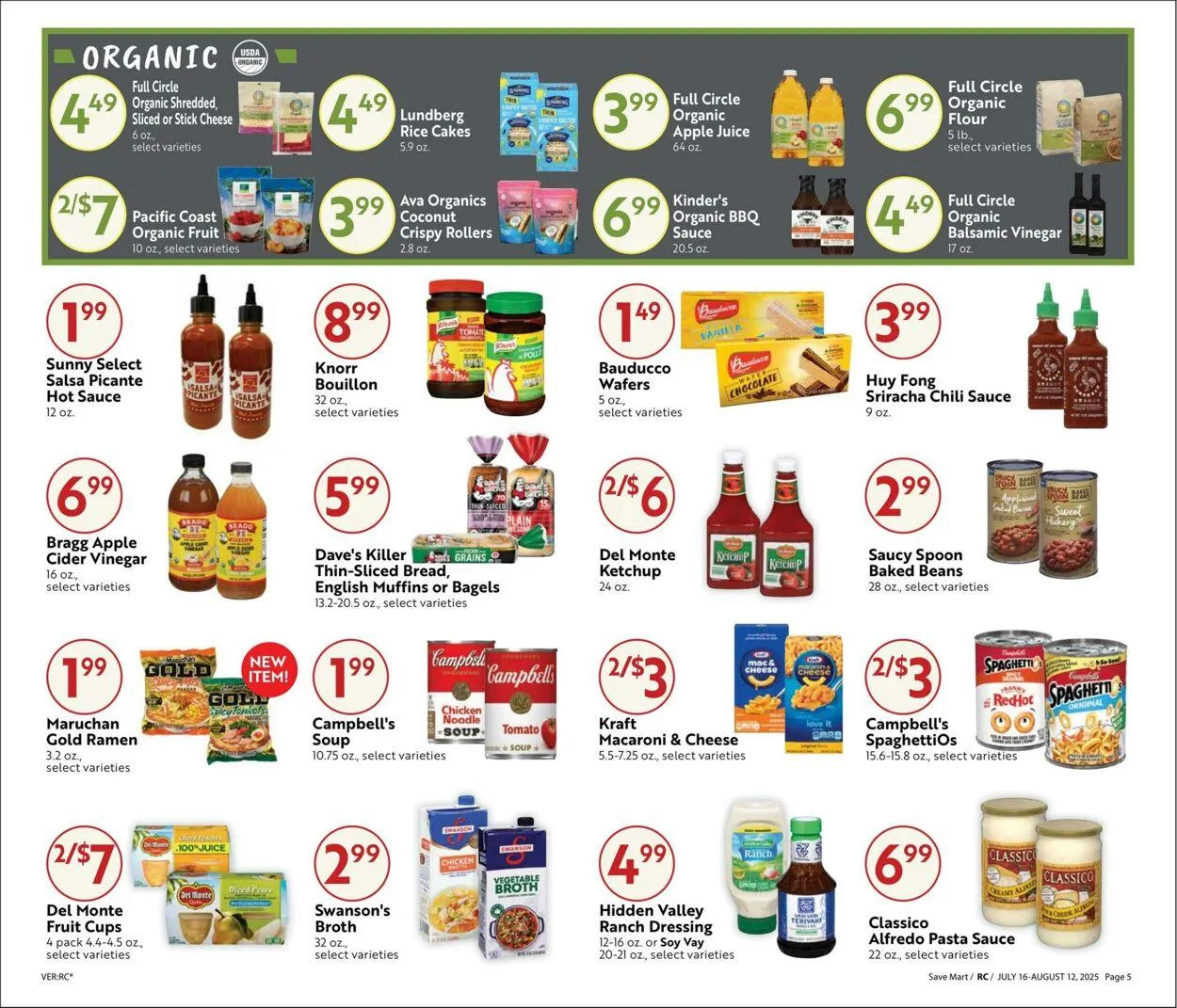 Weekly ad Save Mart Current weekly ad from July 16 to August 12 2025 - Page 5