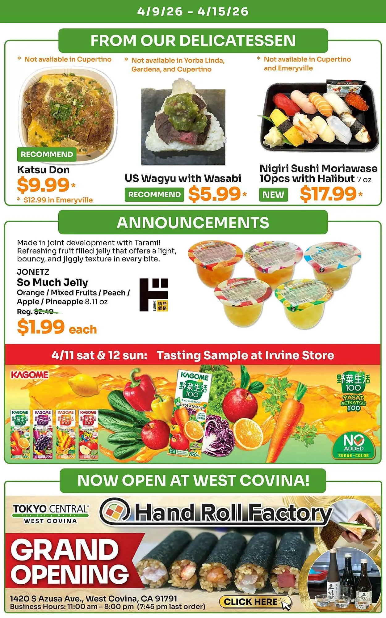 Weekly ad Tokyo Central Specialty Market weekly ad from April 9 to April 15 2026 - Page 6