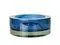 Murano Blue & Clear Sommerso Glass Centerpiece from Seguso Vetri Darte, 1960s