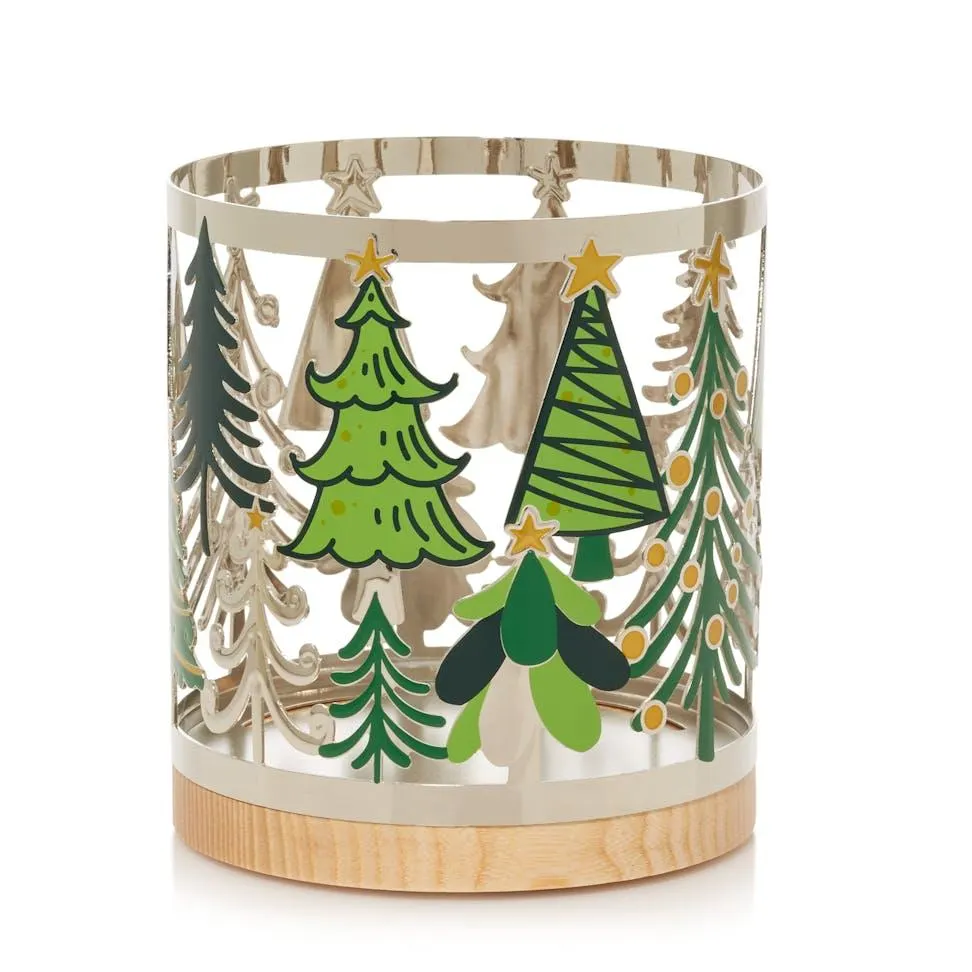 Decorative Trees Metal Holder