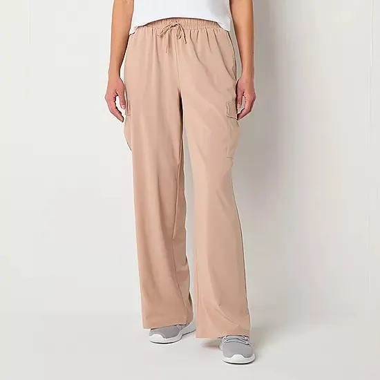Xersion Womens Mid Rise Straight Cargo Pant