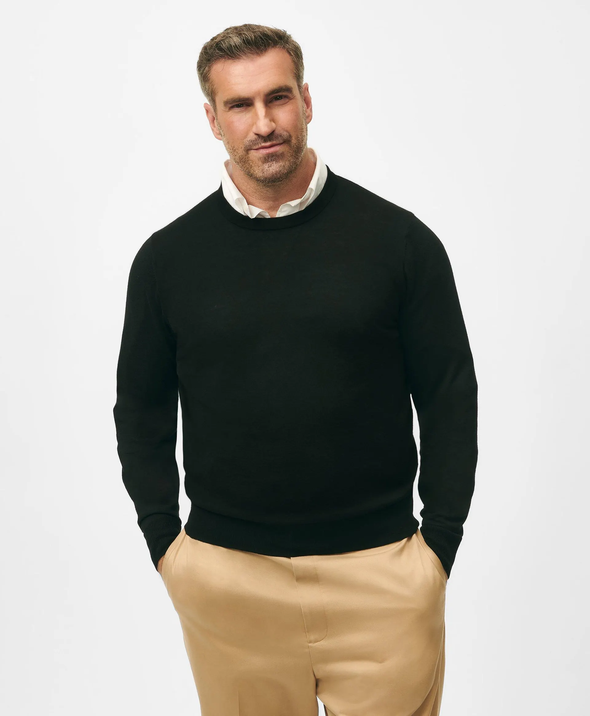 Big & Tall Ultimate Merino Wool Crewneck Sweater
