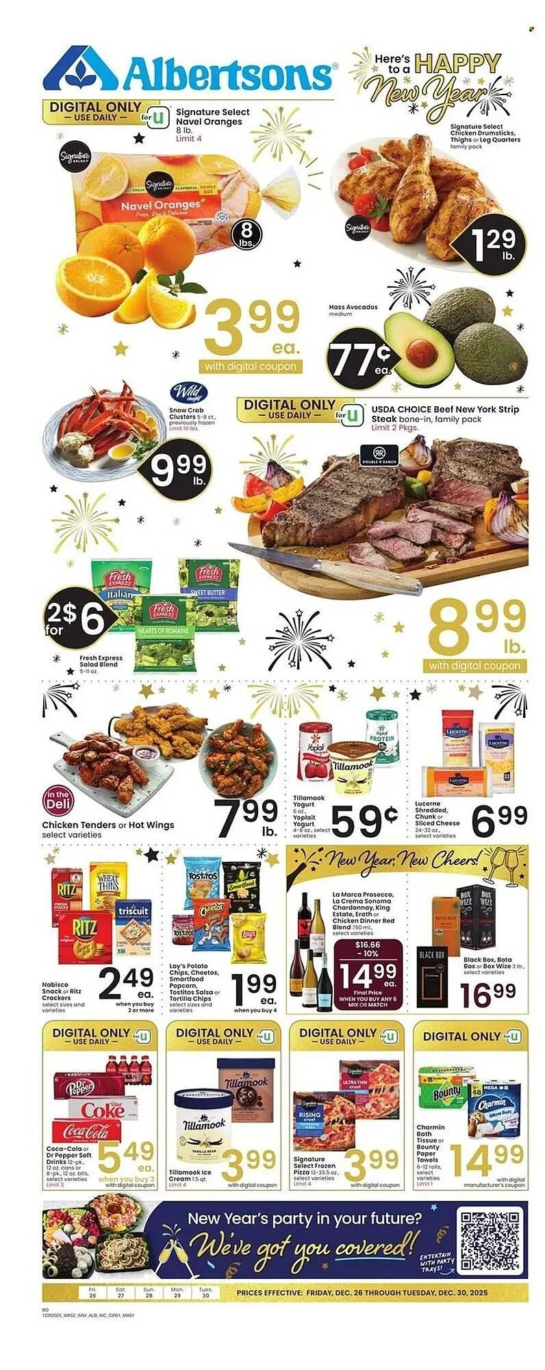Weekly ad Albertsons weekly ad from December 26 to December 30 2025 - Page 1