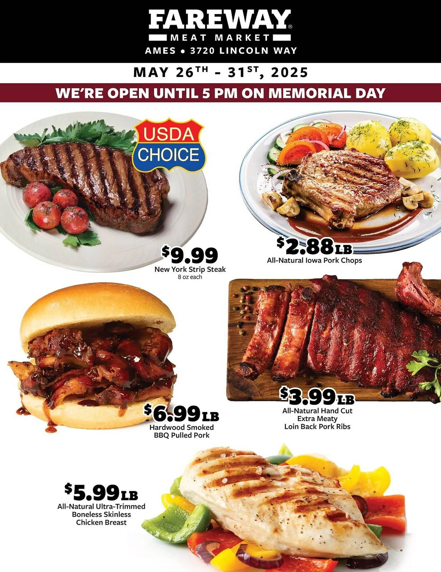Weekly ad Fareway Weekly Ad from May 26 to May 31 2025 - Page 1