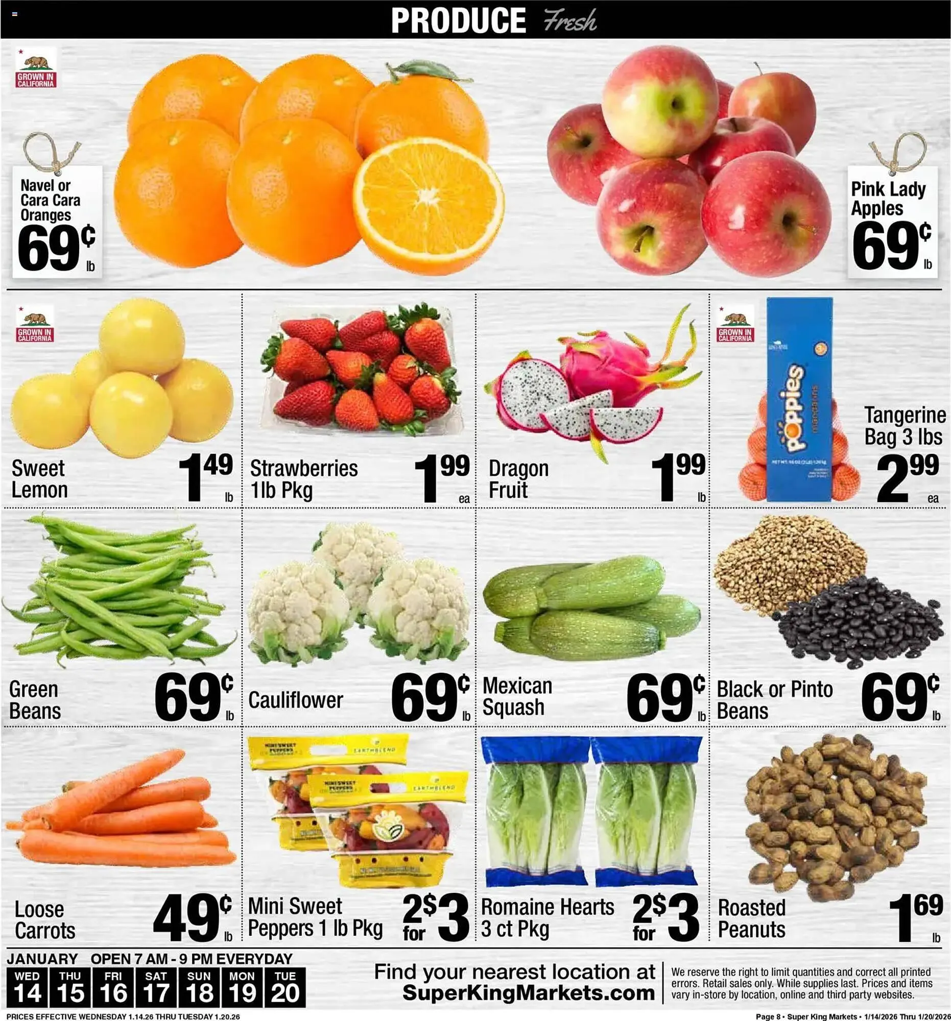 Weekly ad Super King Markets weekly ad from January 14 to January 21 2026 - Page 9