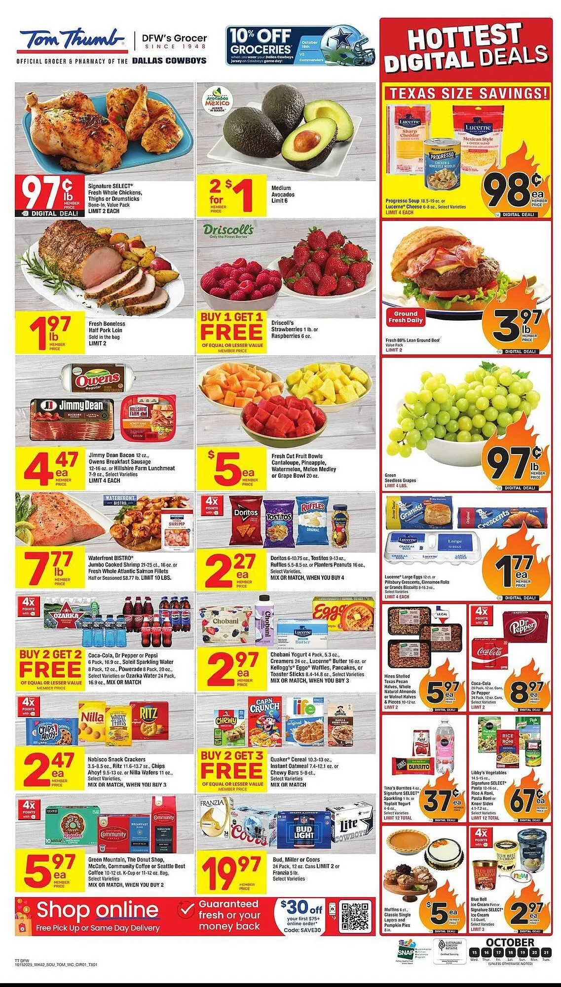 Weekly ad Tom Thumb weekly ad from October 15 to October 21 2025 - Page 3