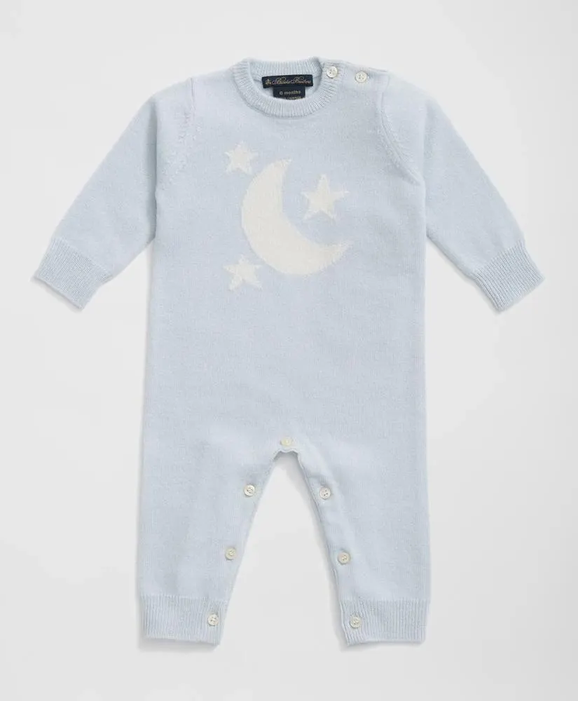 Cashmere Moon Motif Onesie