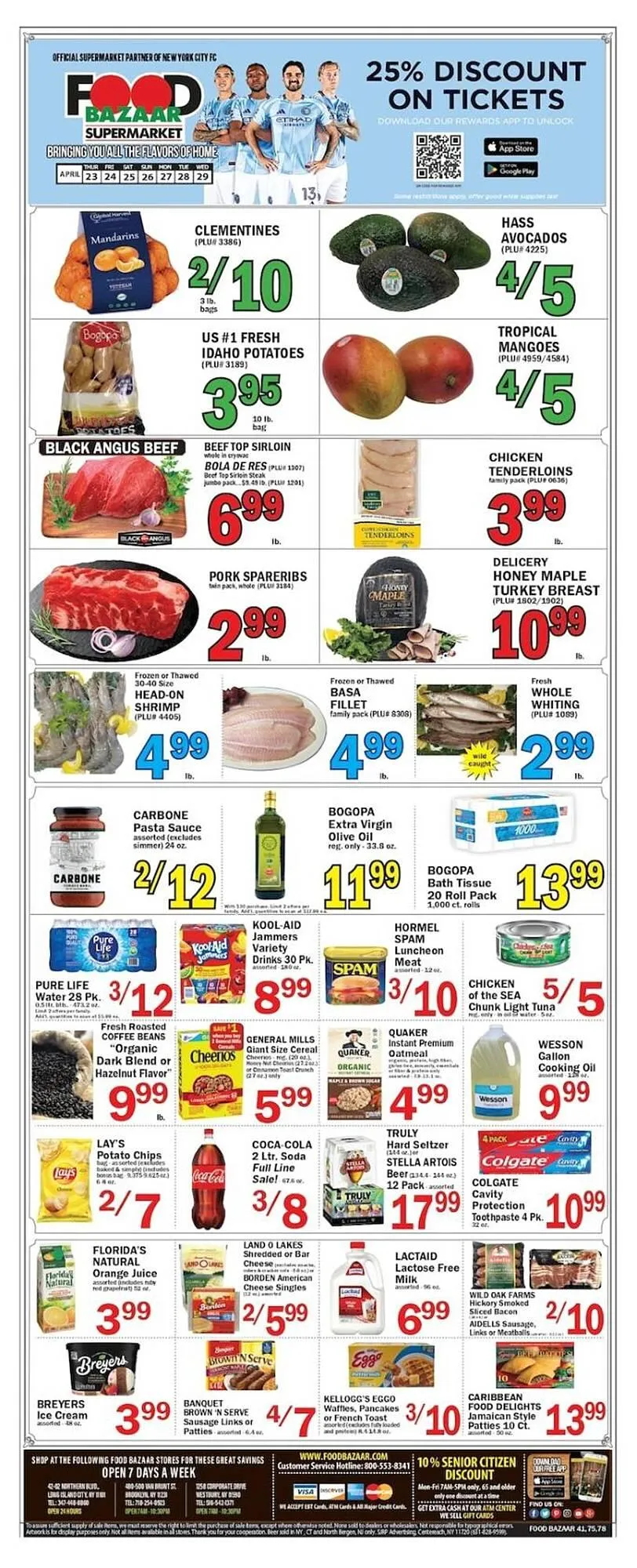 Weekly ad Food Bazaar circular from April 23 to April 29 2026 - Page 1