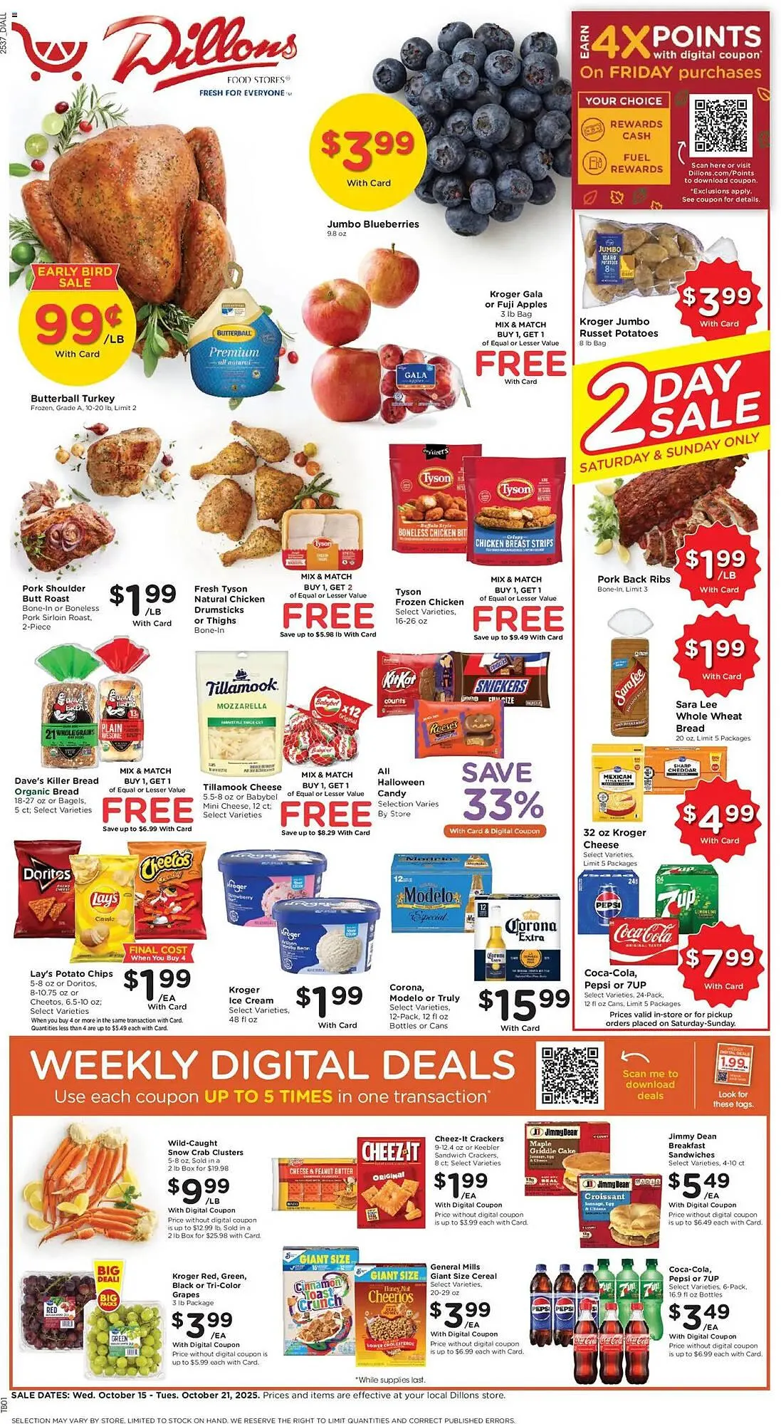 Weekly ad Dillons weekly ad from October 15 to October 21 2025 - Page 1