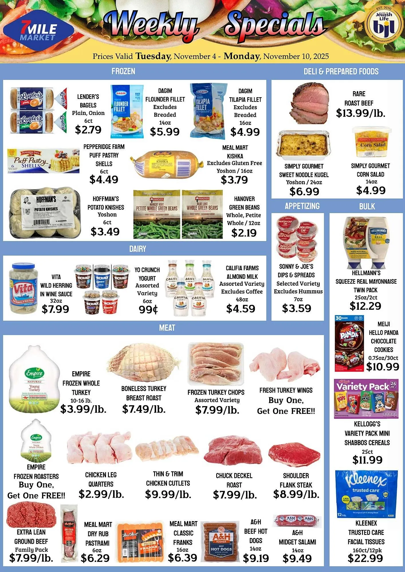 Weekly ad Seven Mile Market circular from November 4 to November 10 2025 - Page 1