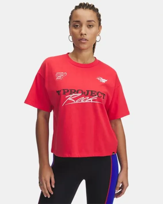 Project Rock Boxy Women's Crop Short Sleeve