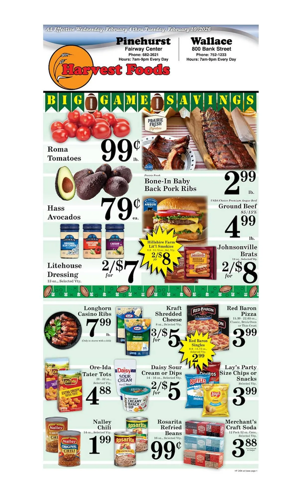 Harvest Foods weekly ad - 1