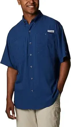 Columbia Men's Standard Tamiami II SS Shirt, Carbon, X-Large