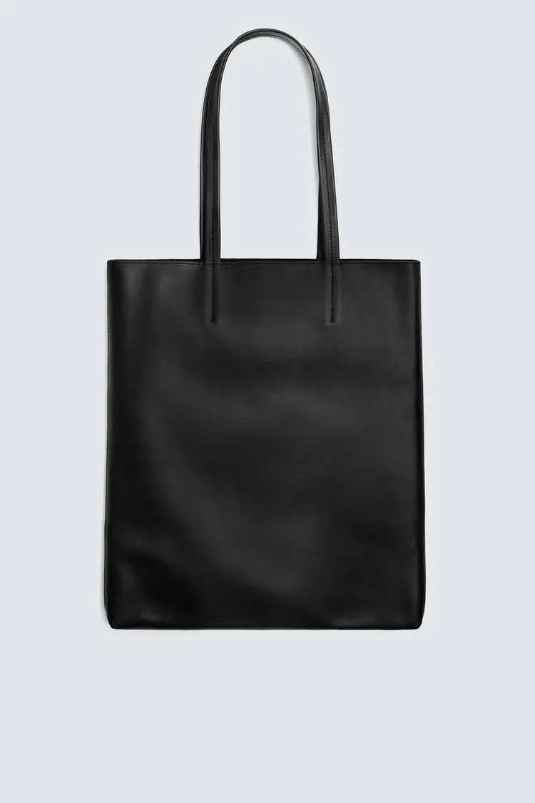 LEATHER SHOPPER BAG