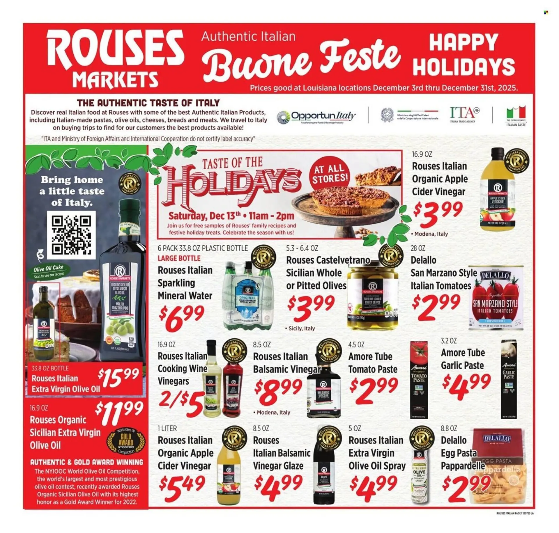 Weekly ad Rouses weekly ad from December 3 to December 31 2025 - Page 1