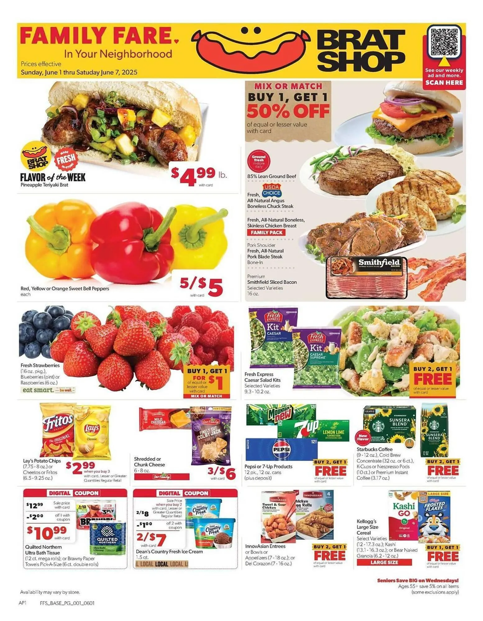 Weekly ad Family Fare Weekly Ad from June 1 to June 7 2025 - Page 1