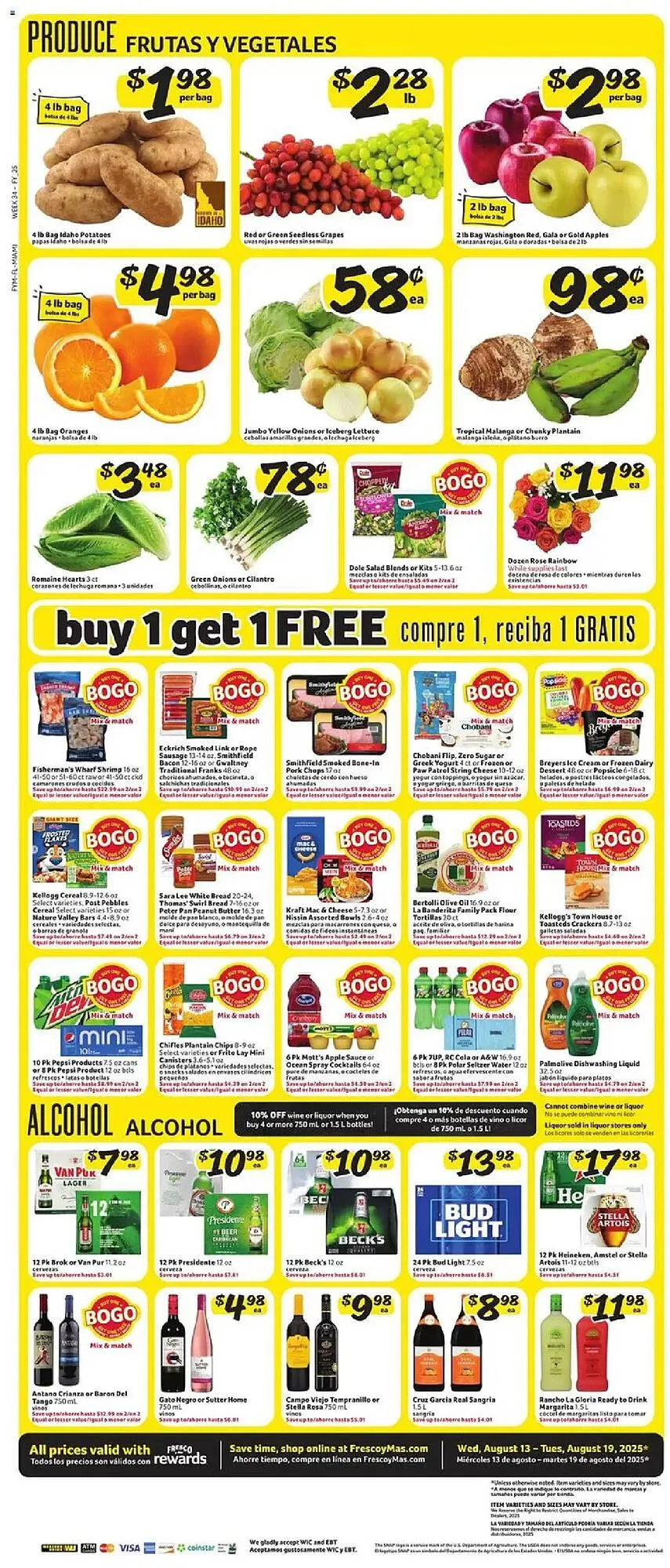Weekly ad Fresco y Más Weekly Ad from August 13 to August 19 2025 - Page 4