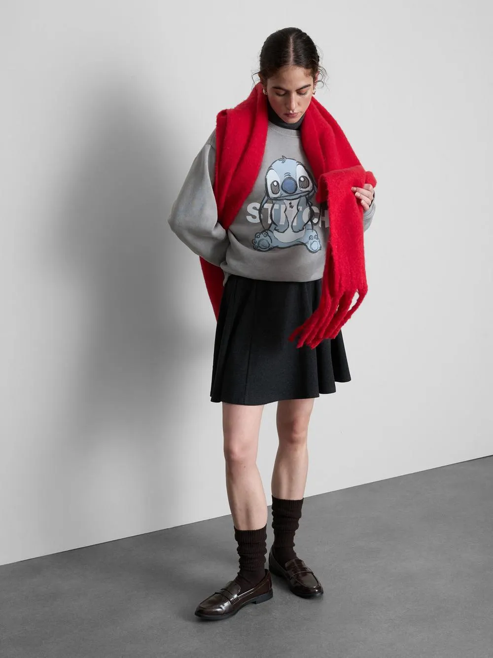 Disney’s Stitch Washed Crew Jumper