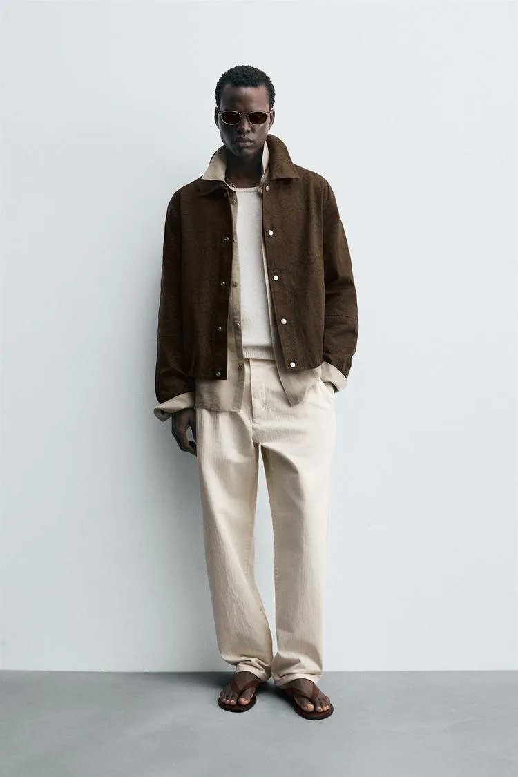 FLORAL JACQUARD JACKET