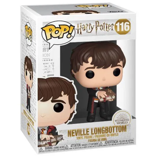 Funko POP! Harry Potter S11 Vinyl Figure - NEVILLE LONGBOTTOM w/ Monster Book #116