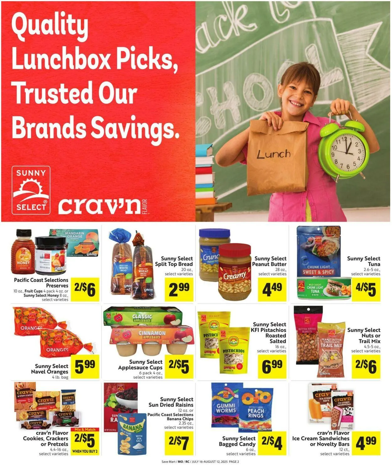 Weekly ad Save Mart Current weekly ad from July 16 to August 12 2025 - Page 2