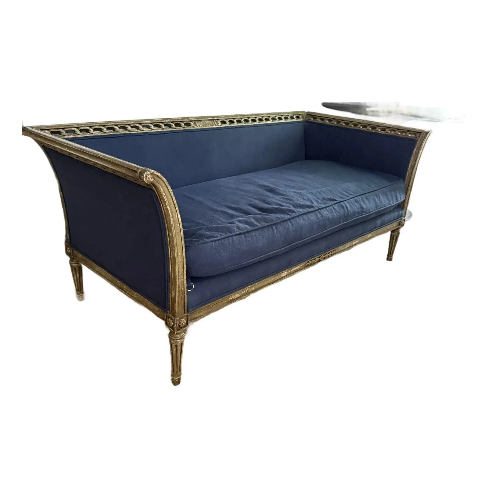 Antique Carved Frame Sofa/Daybed