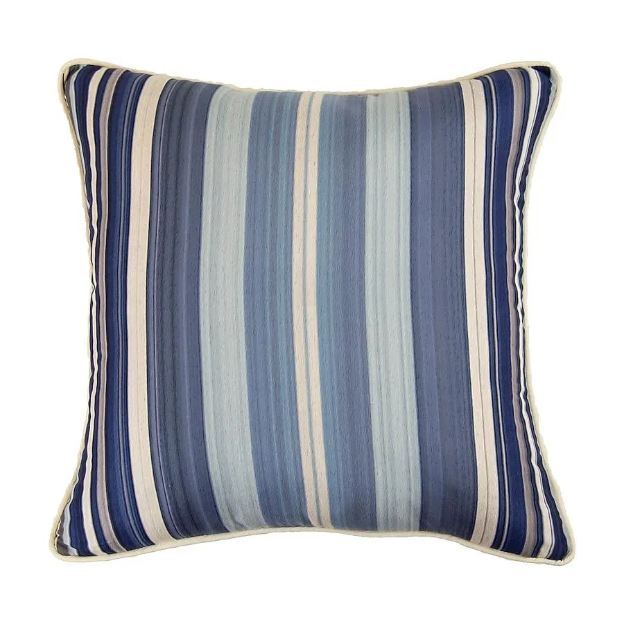 Donna Sharp 18-in x 18-in Blue Square Indoor Decorative Pillow